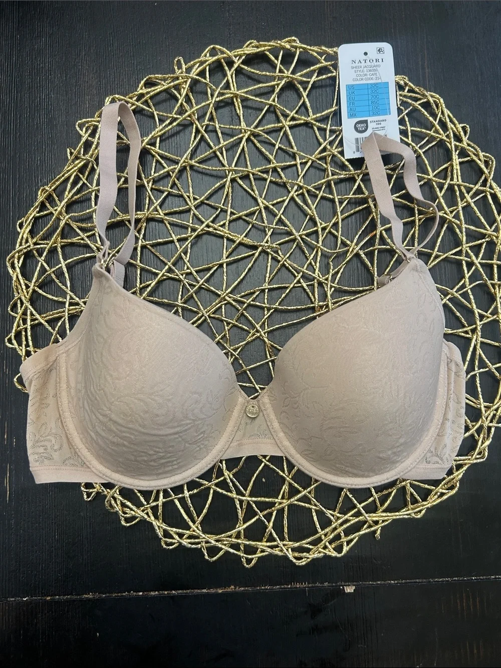 Natori Women's Jacquard Contour Underwire Bra 32C